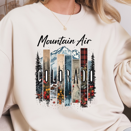 Colorado Mountain Air Crewneck Sweatshirt