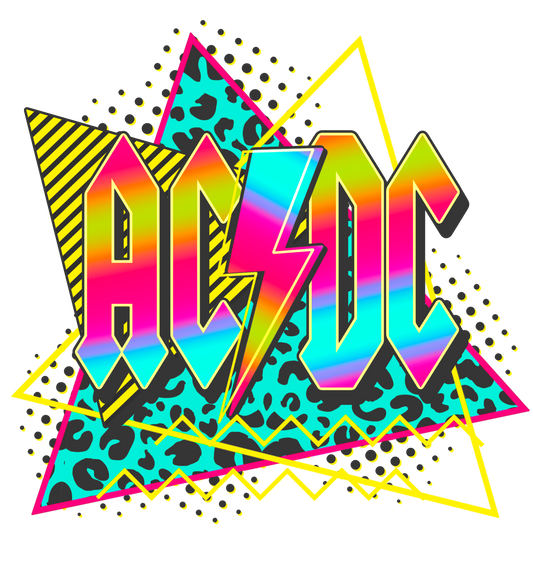 Retro Rock Band DTF Transfer