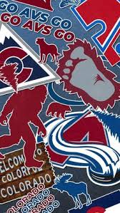 Colorado Avalanche Collage Dog Collar