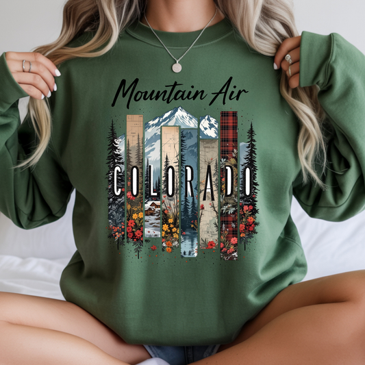Colorado Mountain Air Crewneck Sweatshirt