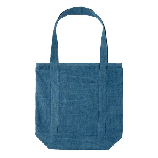 Large Denim Tote Bag