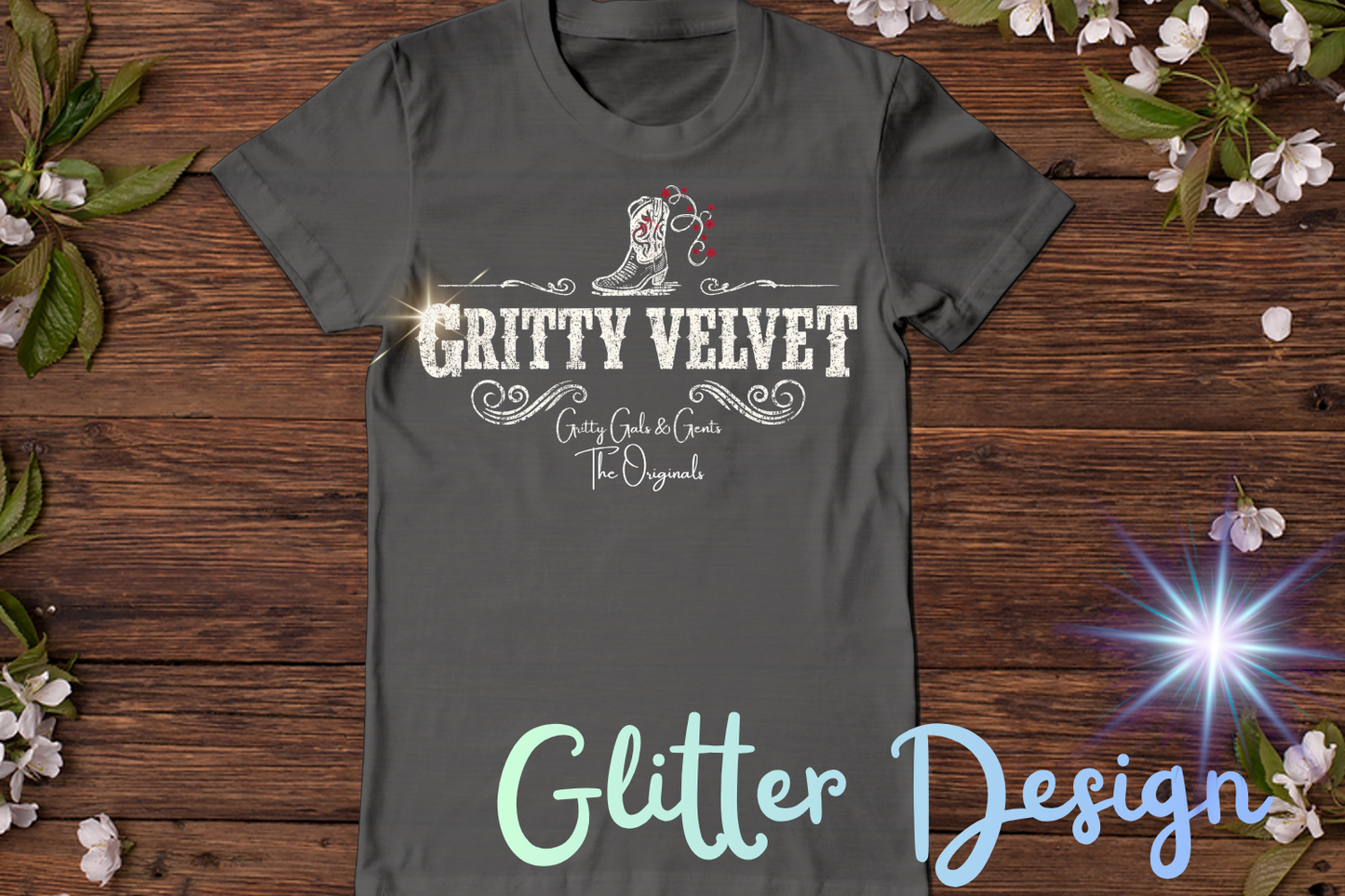 Gritty Velvet Glitter Unisex T-Shirt