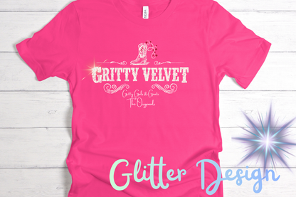 Gritty Velvet Glitter Unisex T-Shirt