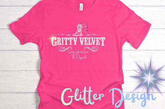 Gritty Velvet Glitter Unisex T-Shirt