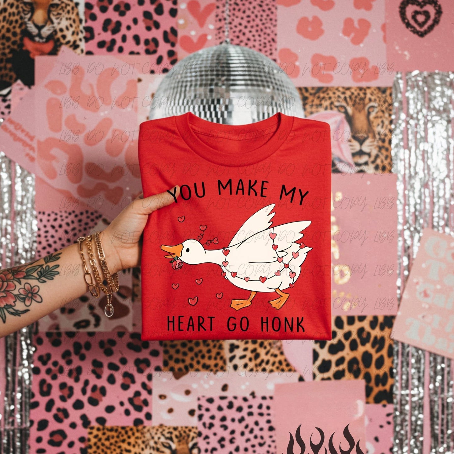 Valentines Day "Heart go Honk" Design