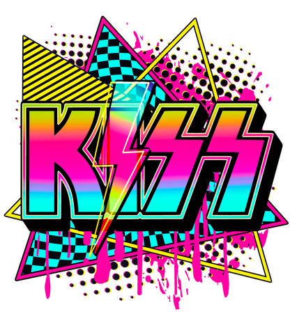 Retro Rock Band DTF Transfer