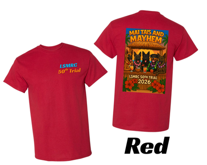 Official LSMRC 50th Trial commemorative T-shirt