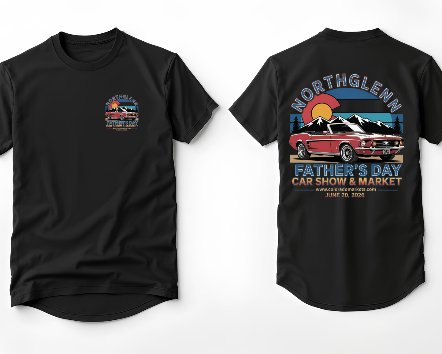 Colorado Markets - Commentative Fathers Day Car Show T-Shirt