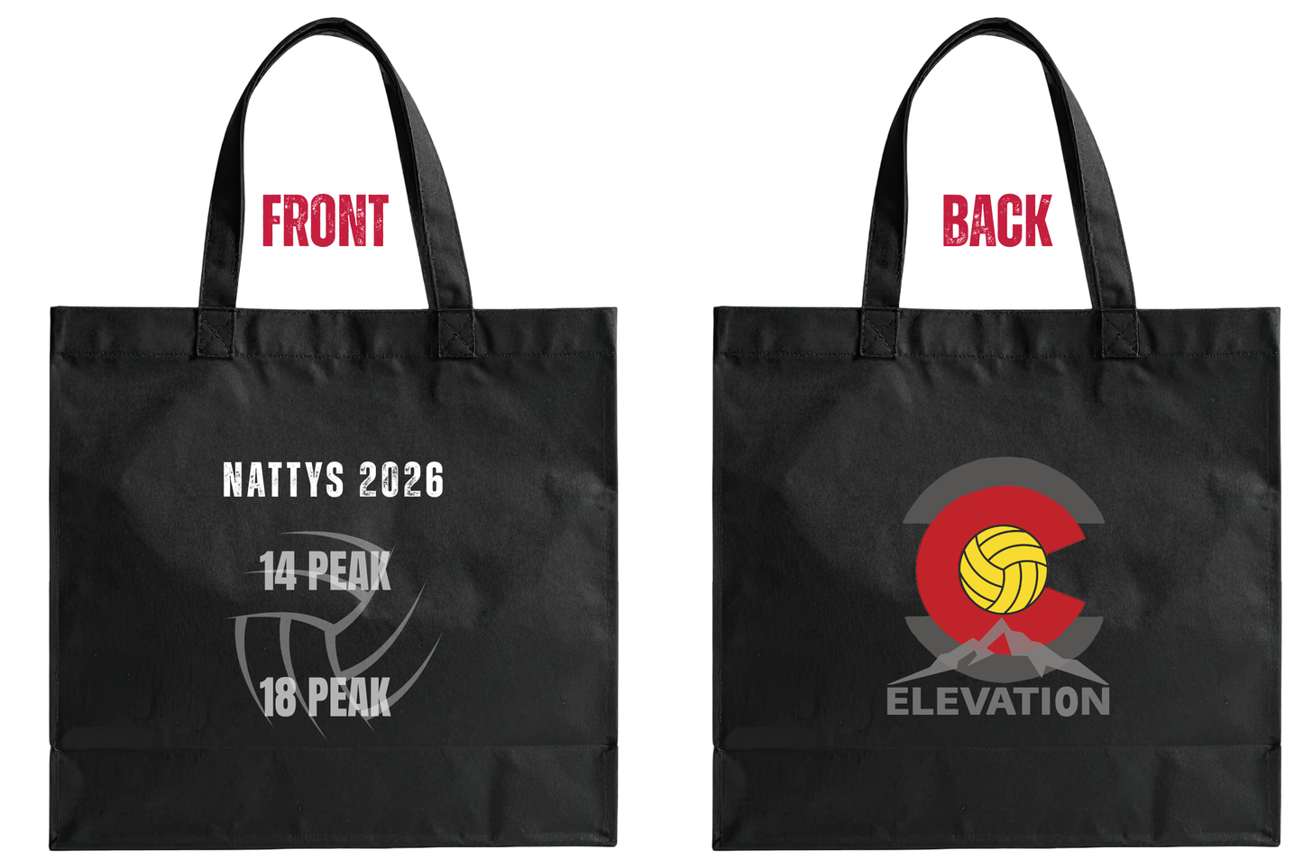 Elevation Volleyball 14&18 Tote Bag