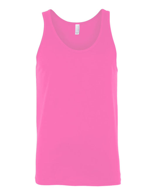 Hot Pink Bella+Canvas Standard Jersey Tank