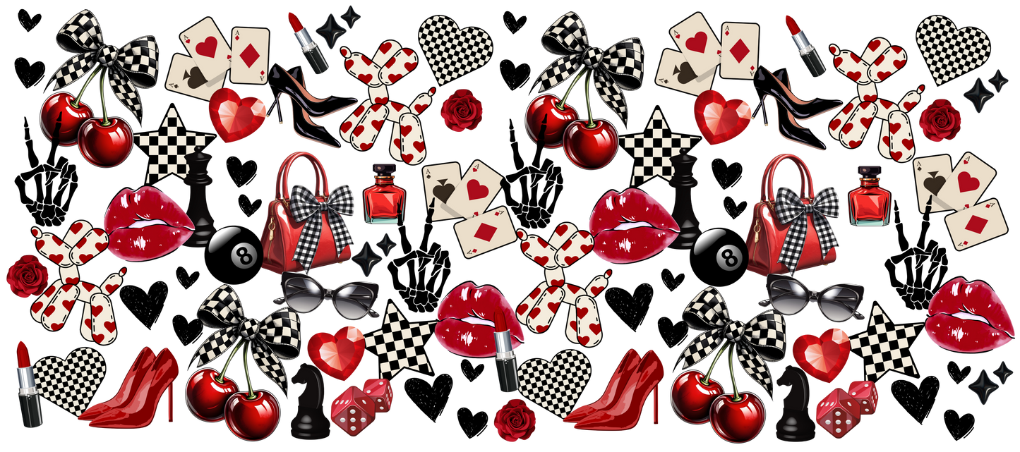 Cherry Coquette Dog Collar
