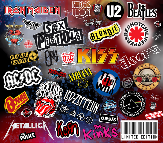 Rock Band Dog Collar