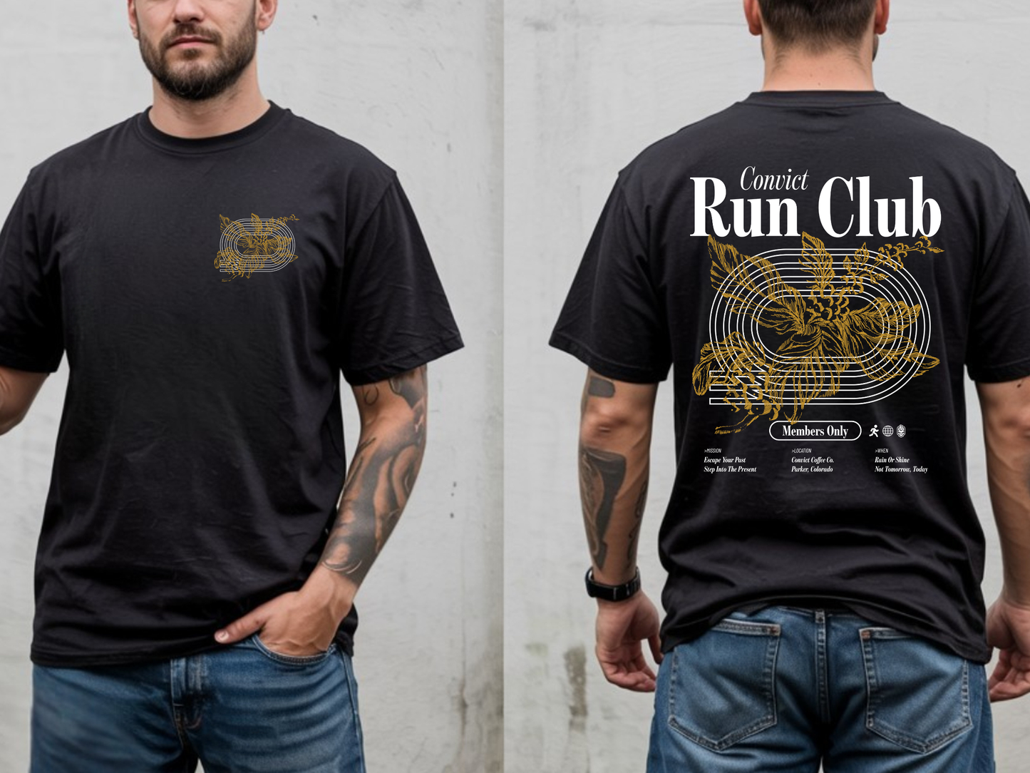 Convict Coffee Members Only Run Club T-Shirt